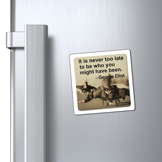 Inspirational Quote Magnet, Motivational Fridge Decoration, Gift for Friends, Home Office Decor, Unique Wall Art, Vintage Style Magnet